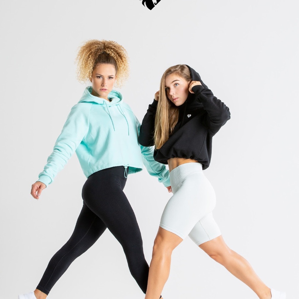 Power cropped hoodie